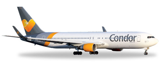 Boeing B767-300ER Condor  "Sunny Heart" colors